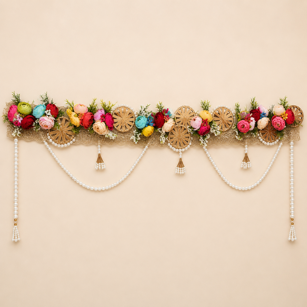 Handmade Floral Toran for Main Door