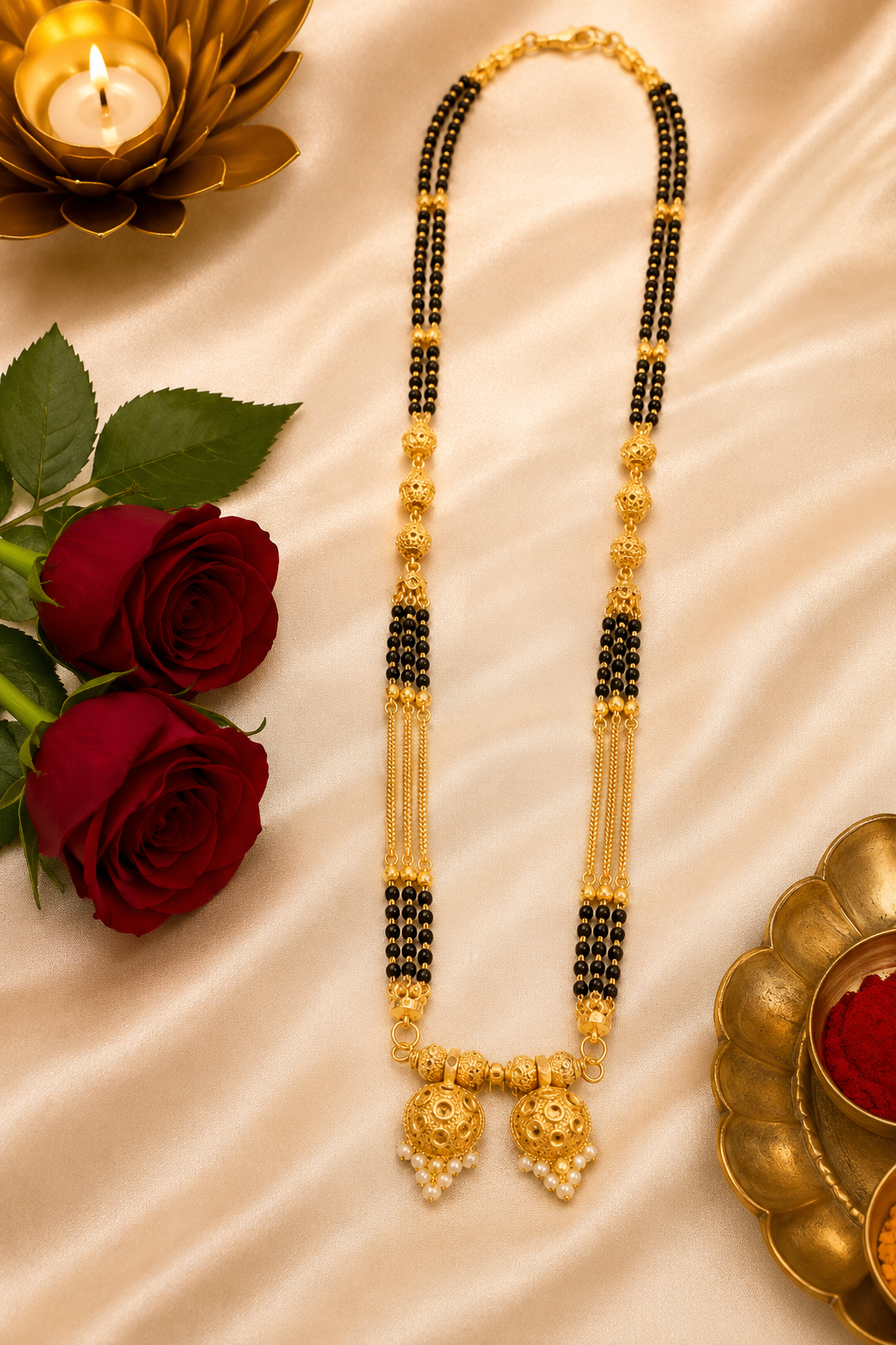 Traditional Black Bead Mangalsutra