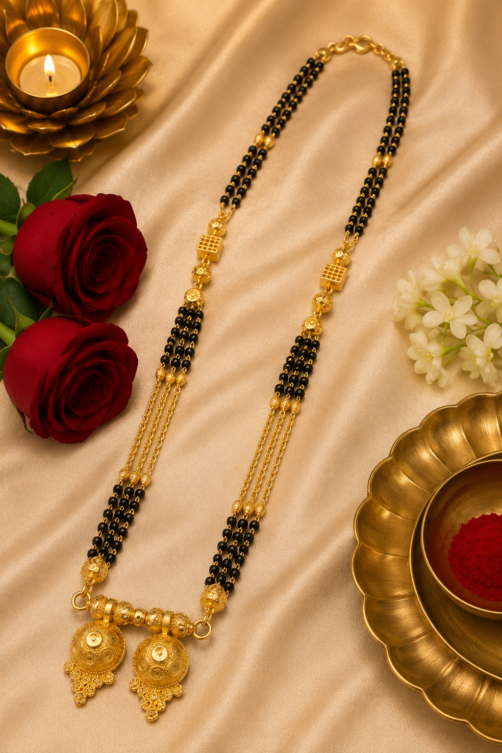 Traditional Black Bead Mangalsutra