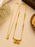 Elegant Gold-Plated Mangalsutra Combo