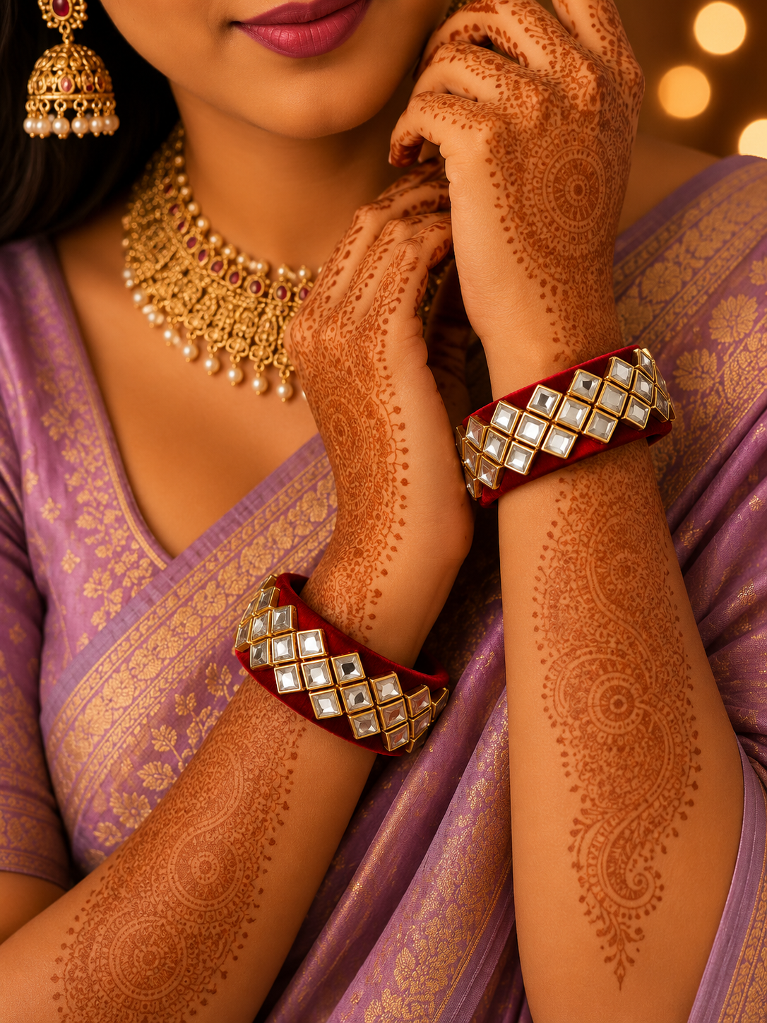 Premium Mirror Work  Bangles Set | Elegant Designer Ethnic Bangles for Women