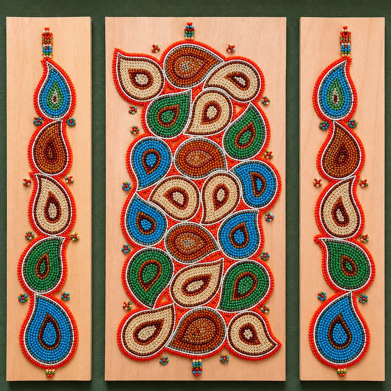 Handmade Beads Decorative Wall Art