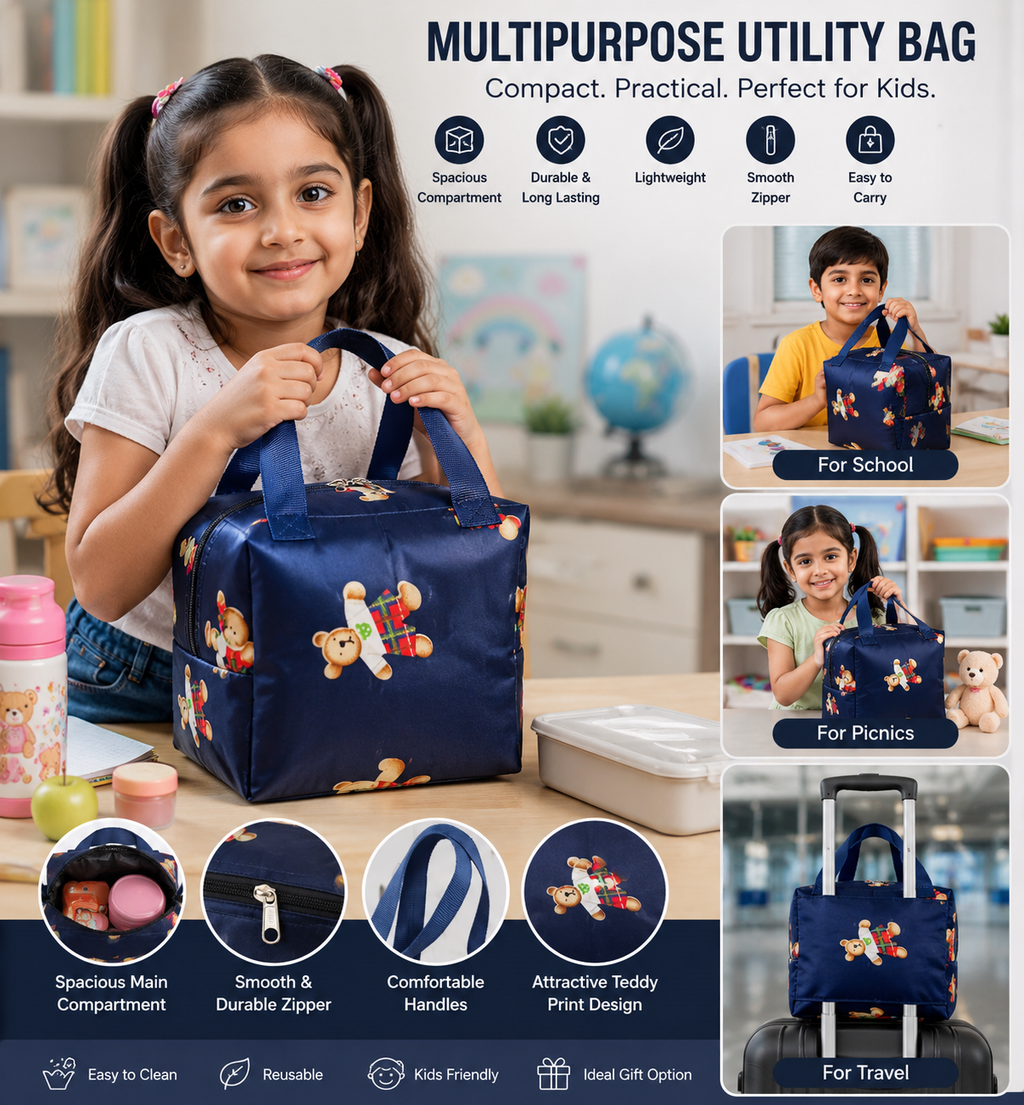 Kids Print Multipurpose Lunch Bag