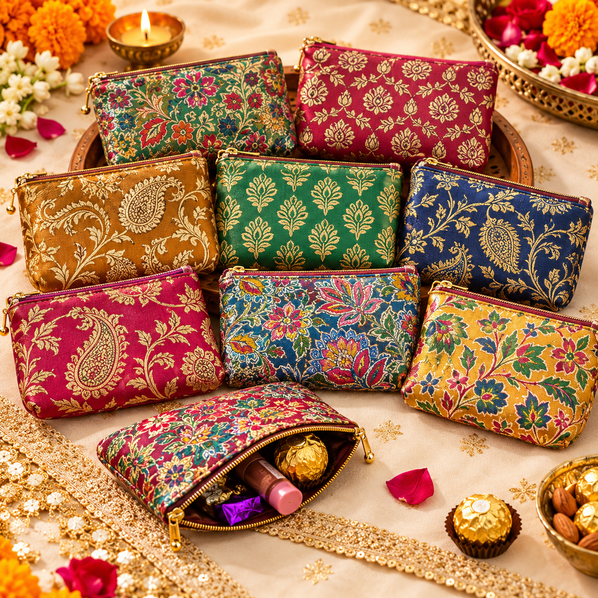 आकर्षक डिझायनर पाऊच | Designer Fancy Pouch | सिंगल व होलसेल विक्री