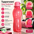 Tupperware Pink Water Bottle 750 ml | फ्लिप कॅपसह आकर्षक गुलाबी पाण्याची बाटली