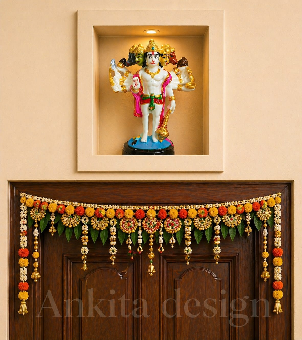 पंचमुखी हनुमान खड़ी प्रतिमा