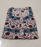 Women’s Floral Printed Cotton  Jaipuri Nighty / Lounge Gown – Comfortable Daily Wear