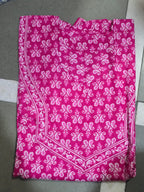 Women’s Cotton Nighty – Pink Printed Night Gown