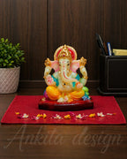 Radium Premium Ganesh Idol for Home & Office Décor | Decorative Fiber Ganpati Murti