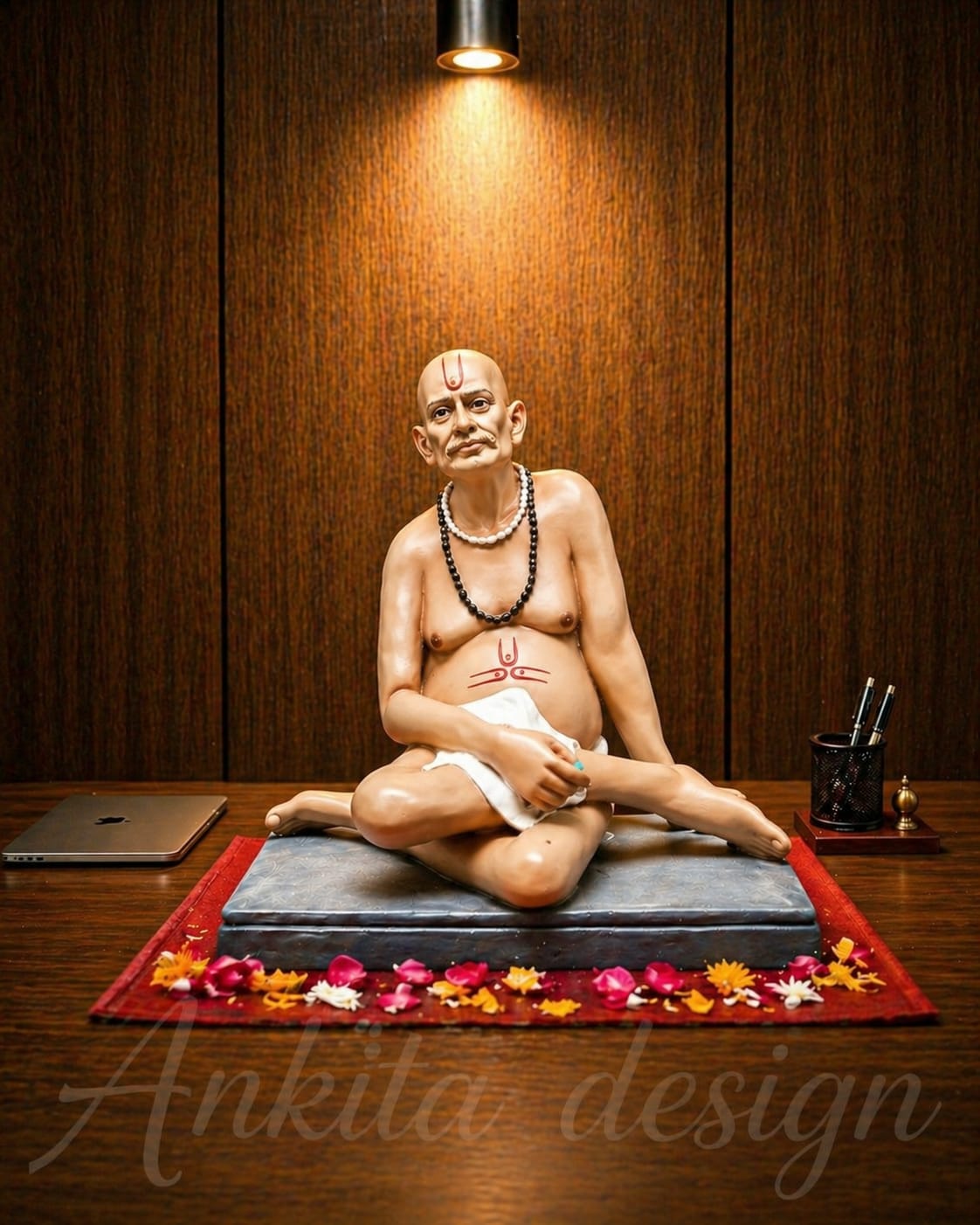 Premium Swami Samarth Fiber Murti | Spiritual Decorative Idol for Home & Office