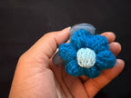 Handmade Floral Hair Claw Clip for Women | Soft Fuzzy Flower Hair Accessory | Stylish Everyday Hair Clip