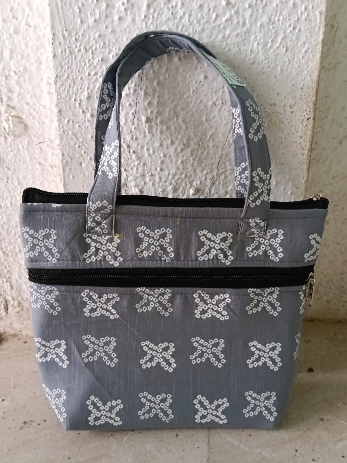 Grey Printed Multipurpose Utility Bag