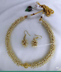 Traditional Pearl Choker Set for Women | Handmade Beaded Necklace Set