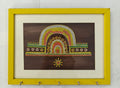 Handcrafted Multipurpose Key Holder with Decorative Photo Frame Wall Art