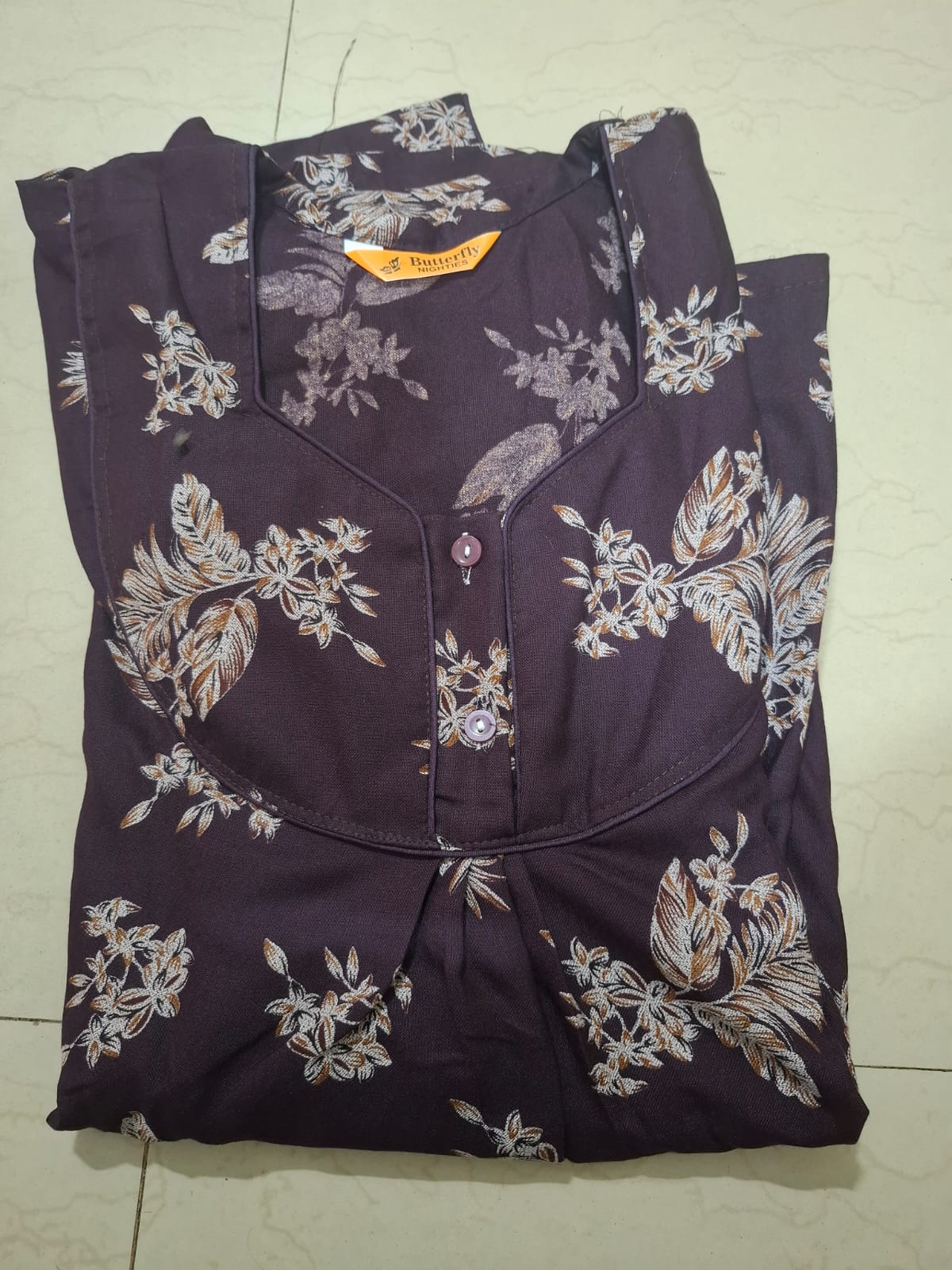 Premium Alfine Cotton Nighty for Women