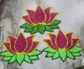 कमळ डिझाईन हँडमेड रेडीमेड रांगोळी / फ्लोअर डेकोरेशन