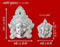Goddess Lakshmi Face Wall Hanging (Silver Finish Divine Décor)