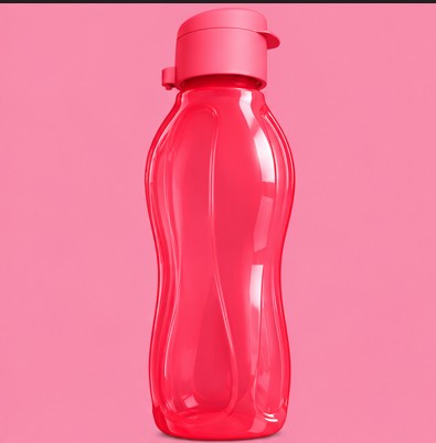 Tupperware Pink Water Bottle 750 ml | फ्लिप कॅपसह आकर्षक गुलाबी पाण्याची बाटली